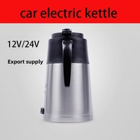 Bouilloire Électrique 12V/24V pour Voiture Yuehang, Chauffe-Eau Rapide en Acier Inoxydable Grande Capacité, Tasse à Eau pour Voiture