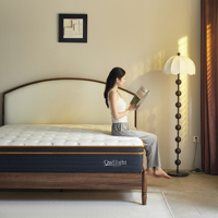 Hotel-Luxus Pro Atmungsaktive Memory-Schaum Hybrid-Matratze Orthopädische King-Size 7-Zonen Taschenfederkernmatratze für Schlafzimmer
