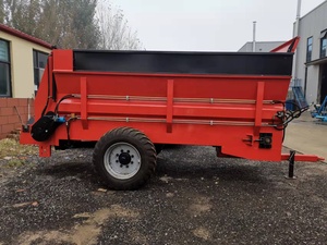 Prix EXW - Remorque épandeur d'engrais pour fumier animal agricole de 8 m³ avec boîte de vitesses, puissance 90-120 CV, largeur d'épandage 2-6 m - Product Image 4