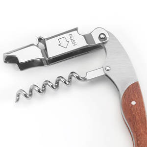 <span class=keywords><strong>Tire</strong></span>-<span class=keywords><strong>bouchon</strong></span> <span class=keywords><strong>professionnel</strong></span> pour serveurs, outils de bar, manche en bois, acier inoxydable, personnalisable, Jafon, double charnière - Product Image 2