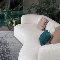 Canapé nouveau style canapé en tissu luxe canapé ensemble meubles salon moderne luxe blanc