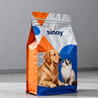 Sachet Doypack Premium pour Aliments pour Animaux, Scellé sur 3 Côtés, Fermeture Éclair Supérieure, Qualité Alimentaire, pour Mélange de Graines pour Oiseaux, Perroquet, Nymphéa, Gelée, Sushi, Résistant à la Perforation