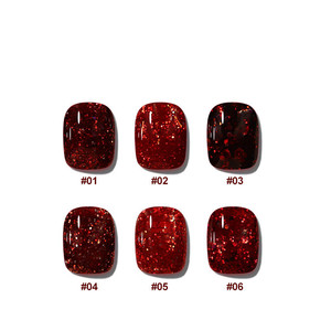 Cherry Bourgogne Broken Diamond Cat Eye Gel Nail Supplies Salon High Pigmented 15ml Magnetic 9D Cat Eye Esmaltes Gel Polish - Product Image 6