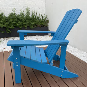 كراسي من البلاستيك الصلب, عالية الجودة مقاومة للماء في الهواء الطلق حديقة الفناء الشاطئ الكلاسيكية قابلة للطي صالة من البلاستيك الصلب Adirondack الكراسي - Product Image 6