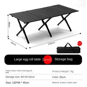 Cheap Price L Size <b>Folding</b> <b>Outdoor</b> BBQ <b>Tables</b> High Quality Portable Garden Camping Picnic Carbon Steel <b>Tables</b> - Product Image 4