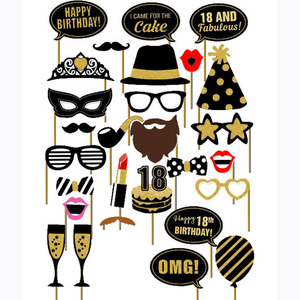 Accessoires photo d'anniversaire de fête pour hommes 212530405060 ans décoration intérieure accessoires photo - Product Image 2