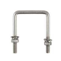 Steinway SS 304 316 M8 collier de serrage plat courbure U boulon et écrou rondelle pour camion bateau Uesd boulon en U en acier inoxydable