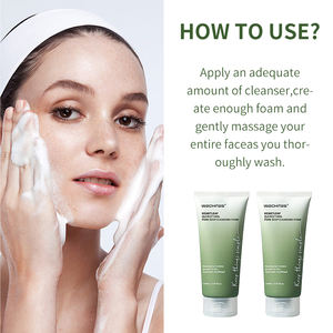 Lotion nettoyante pour le visage à <span class=keywords><strong>base</strong></span> <span class=keywords><strong>d</strong></span>'encens Soins du visage <span class=keywords><strong>Acide</strong></span> <span class=keywords><strong>salicylique</strong></span> <span class=keywords><strong>Nettoyant</strong></span> quotidien doux Anti-acné <span class=keywords><strong>Nettoyant</strong></span> bio Supprimer - Product Image 4