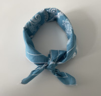Bandana en coton style bohémien pour femmes et filles, Vintage, grande taille, bandeau, écharpe, visage croisé, Turban, tête carrée