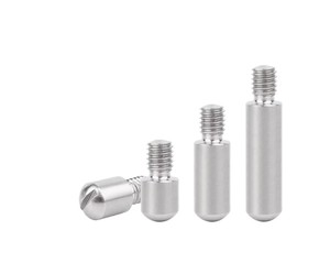 Vis de fixation filetées en laiton plaqué cuivre OEM pour adaptateur d'antenne de voiture, pour montage de mât radio automobile - Product Image 2