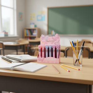 Buster Butterfly 10-Color Ballpoint Pen Set 6Pcs Gift For Kids School Use - Product Image 2