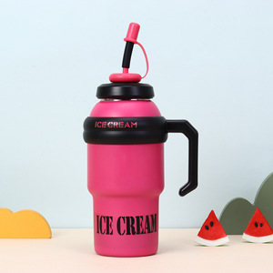 Termo <span class=keywords><strong>de</strong></span> Acero Inoxidable <span class=keywords><strong>de</strong></span> 1000ml con Pajita, Mantiene Frío y Caliente, Taza <span class=keywords><strong>de</strong></span> Café para Coche, Termo Portátil, Botella <span class=keywords><strong>de</strong></span> Agua para Viaje - Product Image 3