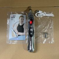 Masseur facial électrique portatif en métal avec contrôle de température réglable et affichage numérique – Appareil de beauté pour le visage