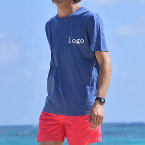 Cantidad mínima de pedido: Camiseta informal de manga larga con estampado playero y logotipo, camiseta personalizada de algodón transpirable para hombre - Product Image 1
