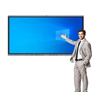 55/65" Touch interactive flat panel All-in-One Display, Digital Whiteboard TV Computer for Teaching Training & Office Meeting - Product Image 3