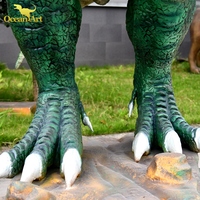Tema dinozor parkı için yüksek kaliteli simülasyon robot dino modeli animatronic dinozor