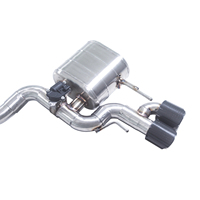 Le système d'échappement Catback avec silencieux et valve GFC est compatible avec les Lexus IS250 IS350 2.5L 3.5L