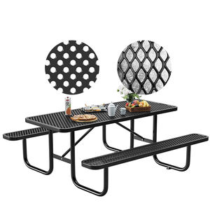 Factory Direct <strong>Sale</strong> Commercial <strong>Picnic</strong> Table Outdoor Patio Table Set Tables Outside with <strong>Bench</strong> - Product Image 1