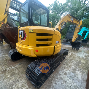 Mini-excavatrice d'occasion UE 303 CR, modèle 303C, sur chenilles en caoutchouc, pour travaux de jardinage et de terrassement, équipement de construction - Product Image 2