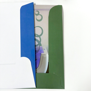 Carpeta de presentación personalizada de tamaño <span class=keywords><strong>A4</strong></span> A5 de Material de papel grueso ecológico de fábrica de China con bolsillos - Product Image 6