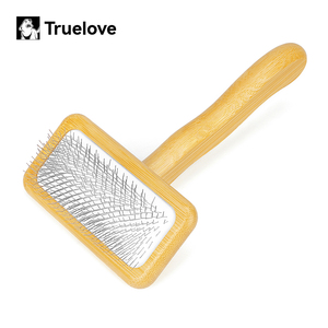 Truelove <span class=keywords><strong>Spazzola</strong></span> Professionale Ergonomica in Acciaio Inox <span class=keywords><strong>per</strong></span> Toelettatura di <span class=keywords><strong>Cani</strong></span> e Gatti, Resistente e Delicata sulla Pelle - Product Image 1