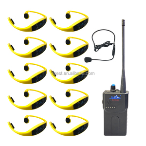 Mở nước âm thanh dòng <span class=keywords><strong>kit</strong></span> bao gồm 10 h906a bơi tai nghe 1 h900a Transmitter & mũi Clip Earplug Bộ 1000m phạm vi - Product Image 1