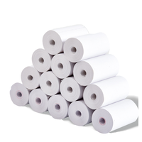 Rouleaux de papier thermique monocouche de marque MX en gros, 57*40mm, blanc, pour caisse enregistreuse, Henan Multi-Printing Supermarket