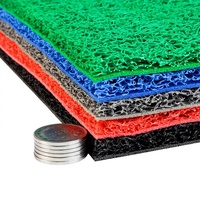 Tapis de sol commercial sur mesure anti-fatigue en PVC touffeté, type spaghetti, en rouleau, pour extérieur