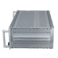 3U OEM Maßgefertigtes Extrudiertes Aluminiumprofil Eloxiertes Elektronik-Untergehäuse Montage-Metallbox Gehäuse Ummantelung Chassis
