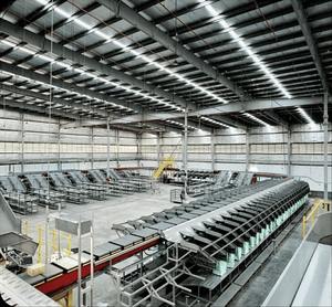 ระบบคัดแยกแบบไขว้ปรับได้ ทำจากยางและสแตนเลส ทนไฟ รุ่นใหม่ สำหรับศูนย์จัดส่งด่วน รางแบบเกลียว - Product Image 1