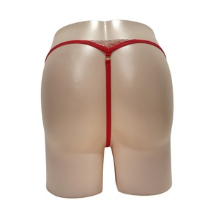 <b>Men</b> Lace <b>Thong</b> Red Low-Rise See-Through Mesh U-Shaped Sexy Underwear Spring 2025 - Product Image 2
