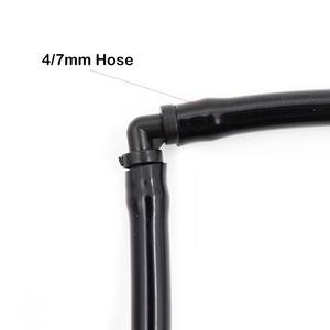 Conector de 4 Vías de la Serie Micro Spray, Acoplamiento de Plástico Negro para Sistemas de Riego por Goteo - Product Image 4