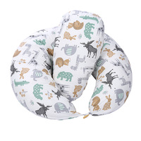Coussin d'allaitement ergonomique en forme de U réglable en coton doux pour l'allaitement des bébés, les femmes enceintes et les voyages
