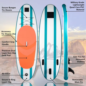 <span class=keywords><strong>Prix</strong></span> d'usine OEM Planches de SUP gonflables Dropstitch pour sports nautiques Modèle IBoard ISUP Rose Bois Tout usage - Product Image 5