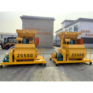 Mezcladora de Concreto de Doble Eje Serie JS de Alta Eficiencia con Motor y Bomba para Estación de Producción de Concreto - Product Image 4