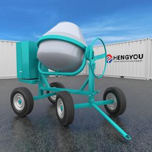 Langlebiger 500L Betonmischer aus Stahl, Kleiner Mini 200L 350L Automatischer Zementmischer, Importierter Motor Betonmischer - Product Image 1