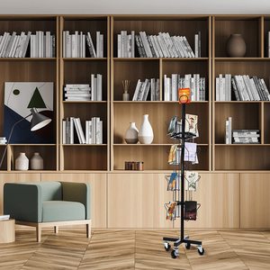 Pockets Rotating Postcard Stand <strong>Wire</strong> <strong>Greeting</strong> Holder Shelf Gift <strong>Card</strong> Rotating <strong>Display</strong> <strong>Rack</strong> - Product Image 6