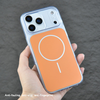Funda Transparente Ultra Magnética para 17 Pro Max, Recortes Precisos, Protección Anticaídas en las 4 Esquinas, Placa Trasera Esmerilada 1:1