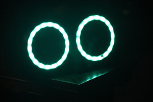 Nieuwe Hot Sale 2-ogen <span class=keywords><strong>Blinder</strong></span> met LED Ring 240W LED COB Stage-effectlicht Warm Wit Aluminium Licht DMX512 Stage-effectlicht - Product Image 6