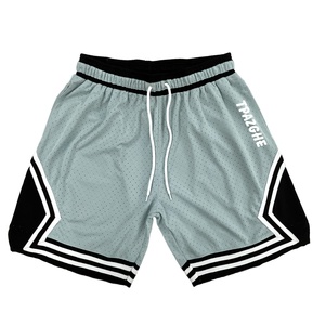 Shorts de basketball haute performance pour hommes en velours côtelé, respirants, anti-humidité, style rétro, poches sécurisées, style décontracté - Product Image 1