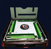 Table de Mahjong automatique de divertissement familial Machine de tables de Mahjong automatique pliante avec USB et couverture de table