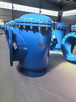 Filtre séparateur de saletés à haut débit avec écran en acier inoxydable, 3 ports, pour applications hydrauliques et chauffage des usines d'eau