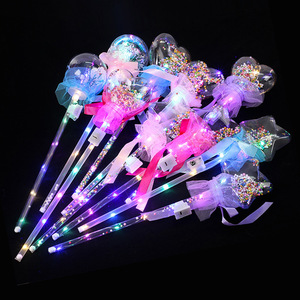 2026 New Creative LED Magic Fairy <strong>Stick</strong> Wands Rave Toy Light-up Magic Ball Wand <strong>Glow</strong> <strong>Stick</strong> for Birthdays Party Kids Toy - Product Image 3
