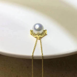 Accessoires en argent S925 pour la création de bijoux, support vide en forme de M pour pendentif, boucles d'oreilles, style tendance, design de bijoux en argent de luxe 9212 - Product Image 2