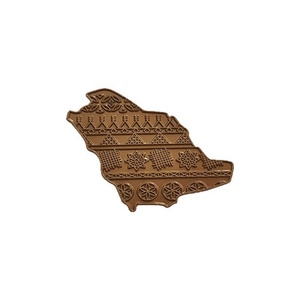 Accessorio creativo del modello <span class=keywords><strong>di</strong></span> <span class=keywords><strong>terra</strong></span> dell'arabia del Medio Oriente saudita in metallo smalto duro adesivo per cellulare distintivo Pin Souvenir da viaggio - Product Image 3