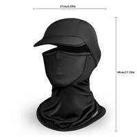 Masque facial respirant en soie glacée polyester TOSUOD, protection UV pour le cyclisme, cache-cou sans couture, évacuation de la transpiration, sport, été, équitation