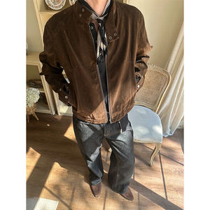 Chaqueta de Trabajo de Lona Gruesa para Hombre 2026, Estilo Carpintero Vintage, Forrada, para Uso Casual en Invierno - Product Image 3