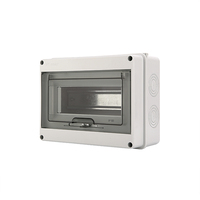 Boîtier plastique ABS étanche IP65 pour extérieur Interrupteur à HT-8 voies Panneau électrique MCB Circuit Rail DIN Boîte de jonction d'alimentation