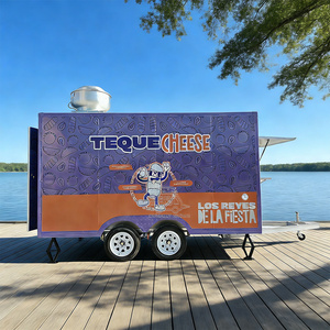 CE DOT Custom Coffee Trailer Stainless Steel Full Tailor Made Barista For Burger Fast Food Street Vending Mobile Kitchen - Product Image 4