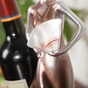 Decorazione per la casa porta vino europeo decorazione sala da pranzo ornamenti <span class=keywords><strong>arte</strong></span> signore scultura accessori per la casa regalo in resina artigianato - Product Image 4